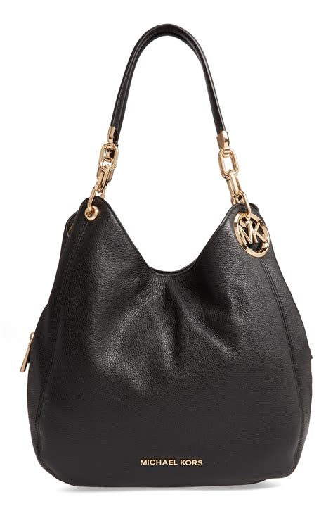 michael kors lillie lg shoulder tote black|Michael Kors Bag, Black .